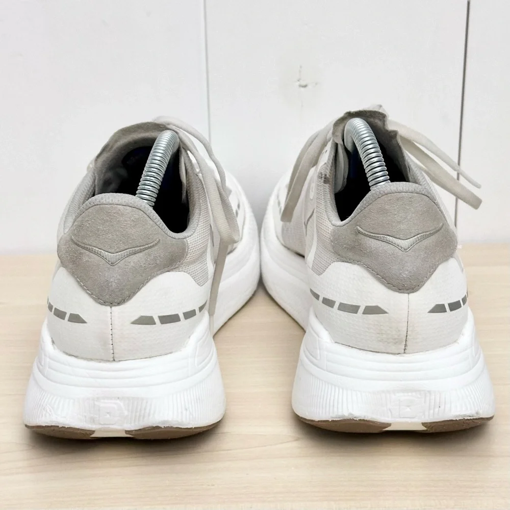 Hoka Unisex Hoka Transport X Shoes In White/White Size W10 / M9
